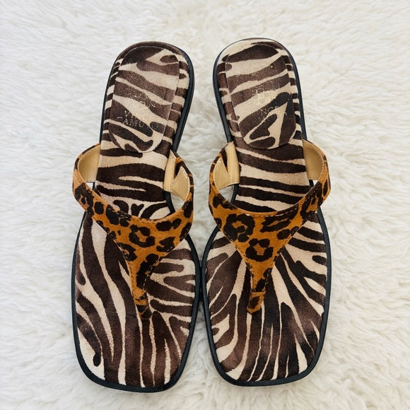 Vince Camuto Animal Print Women's Sandals size 7 M - Picture 4 of 11